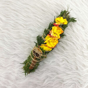 Handmade Rosemary and Rose Smudge – Suitable for Peaceful Spaces (Pack of 3)