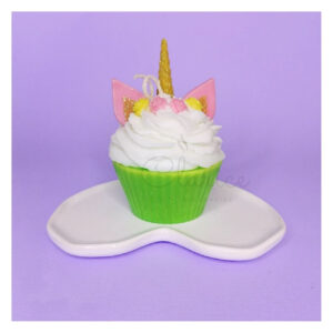 Handmade Unicorn Cupcake Candle – Perfect for gift