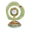 Heart Shaped Marble Stone Desk Clock - Unique Design