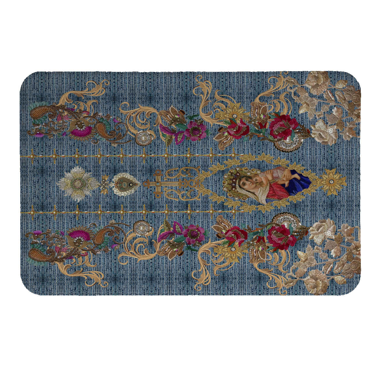Heat-Resistant Table Placemat – Suitable for Bowl & Plate with Khatoon Design (4x)