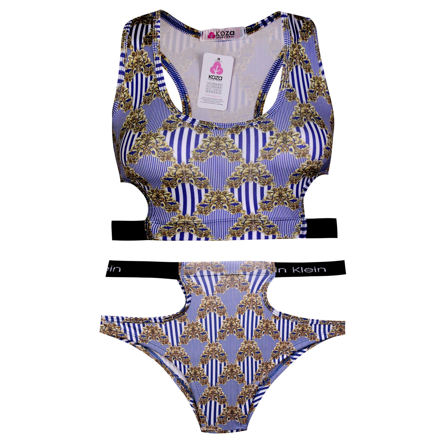 Lightweight Koza Sport Bra and Panty Set – Suitable for All-Day Comfort