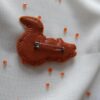 Majestic Beaded Fox Brooch – Regal and Eye-catching