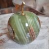 Marble Stone Desk Clock - Apple Shape