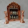 Nano-Coated Copper Mirror and Candle Holder Set