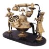 Old-World Charm Classic Brass Telephone for a Touch of History Musician Model