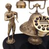 Old-World Charm Classic Brass Telephone for a Touch of History Musician Model