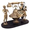 Old-World Charm Classic Brass Telephone for a Touch of History Musician Model