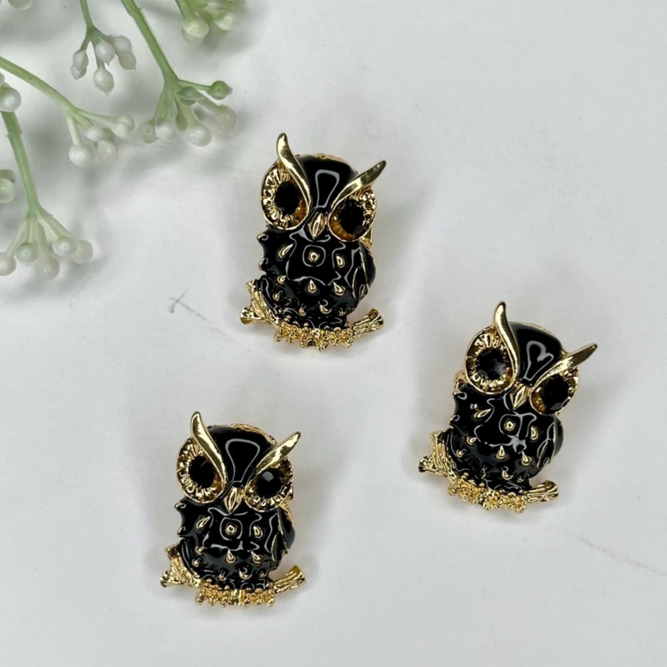 Owl Design Brooche – Animal-Inspired Collection