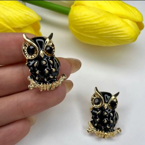 Owl Design Brooche – Animal-Inspired Collection