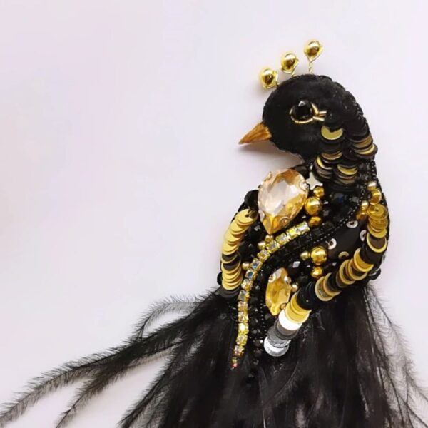 Paradise Bird Brooch Bring Nature to Your Lapel