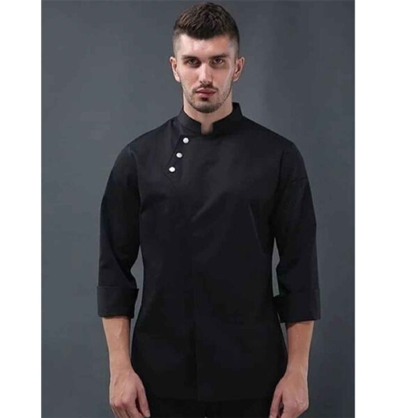 Professional Chef Jacket Long Sleeve – Unisex, Lightweight, Breathable & Durable