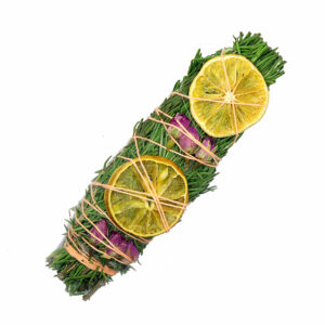 Pure Rosemary Smudge Kit for Clearing Negative Energy and Enhancing Focus (Pack of 3)