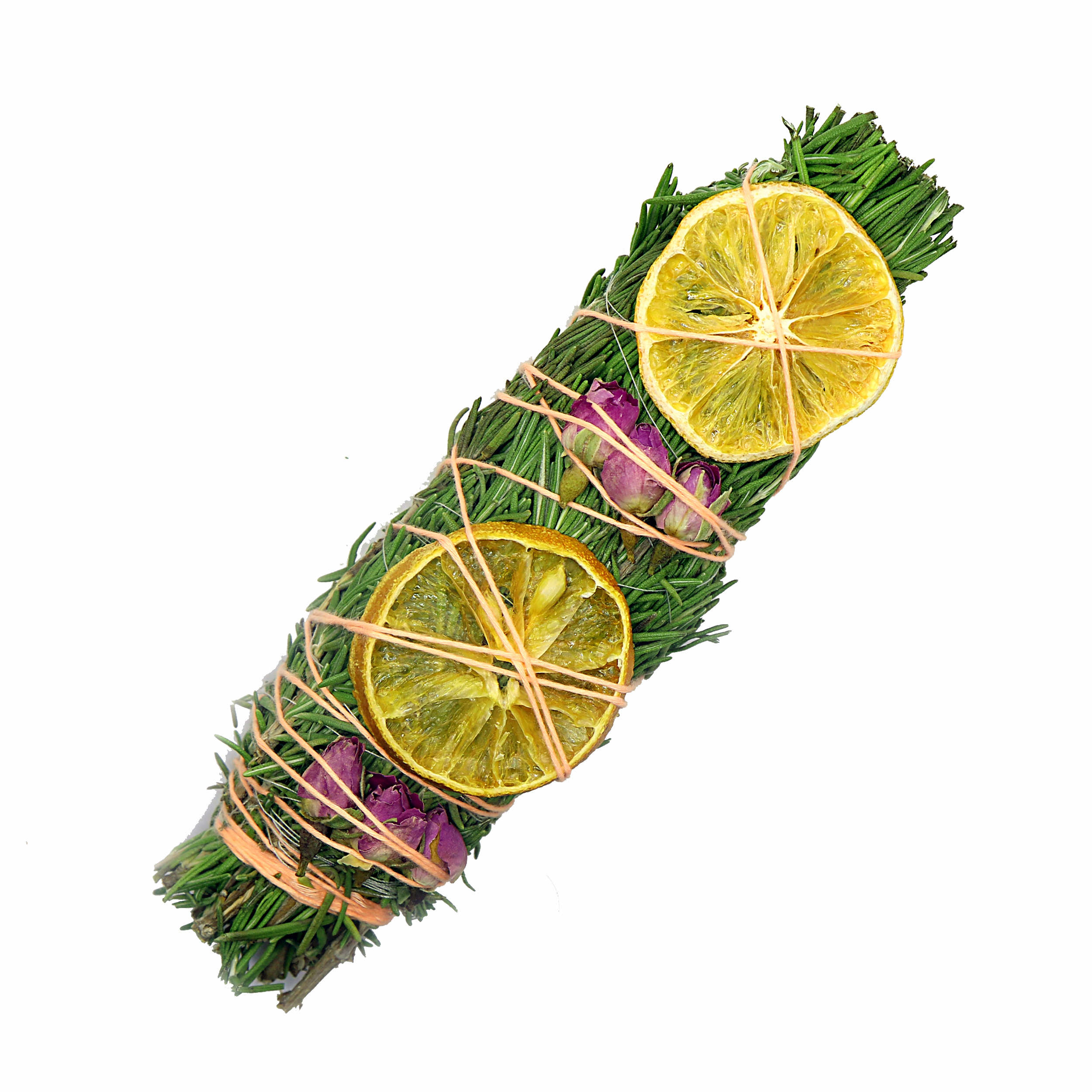 Pure Rosemary Smudge Kit for Clearing Negative Energy and Enhancing Focus (Pack of 3)