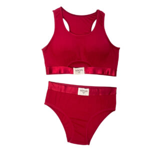 Racerback Sport Bra and Panty Set – Suitable for Fitness and Comfortable Movement