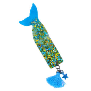 Resin Bookmark with Fish Tail Design – Perfect for Teacher or Book Readers Gift