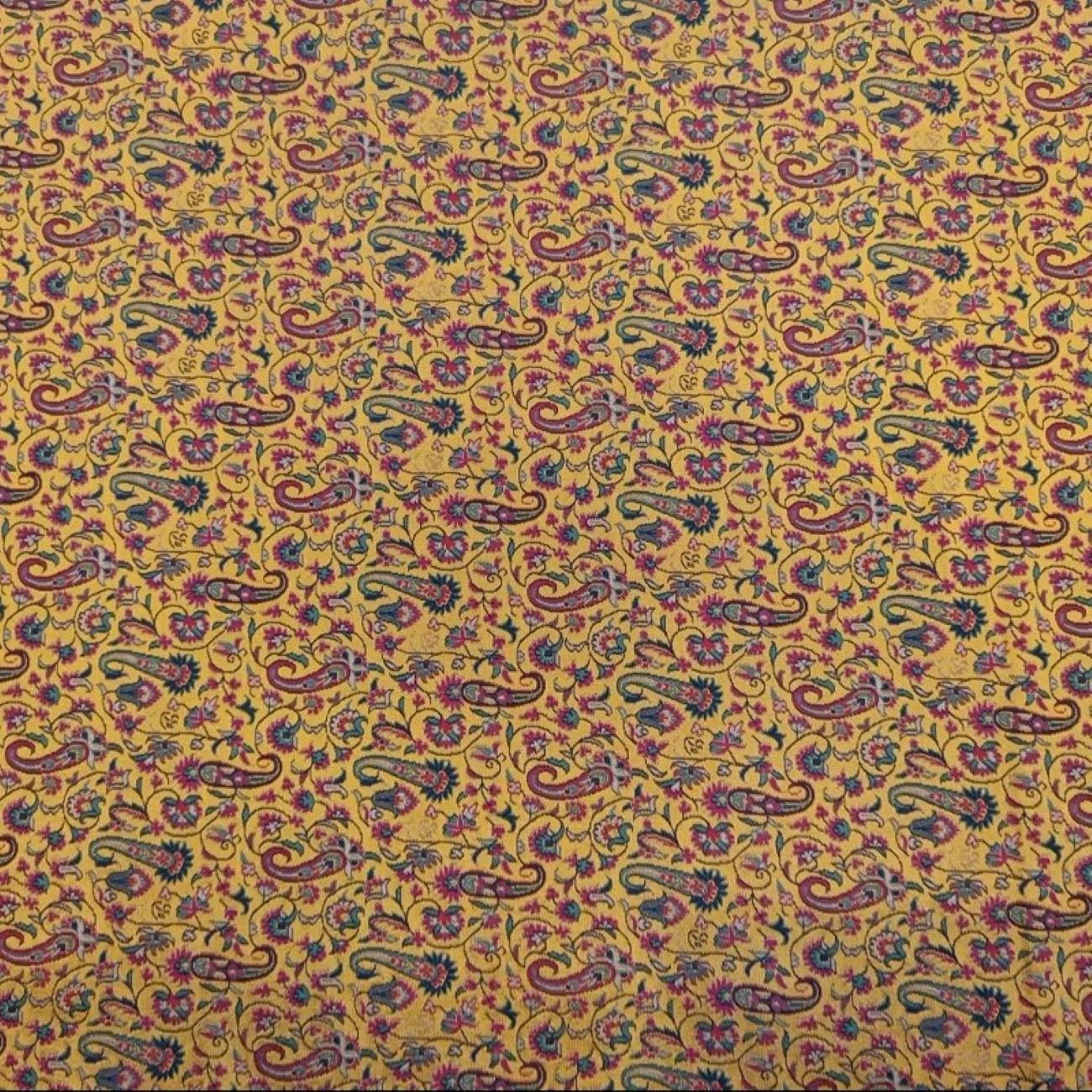 Royal Persian Termeh Fabric – Handwoven Elegance from Yazd