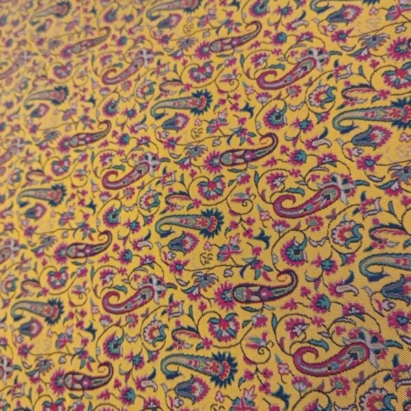 Royal Persian Termeh Fabric – Handwoven Elegance from Yazd