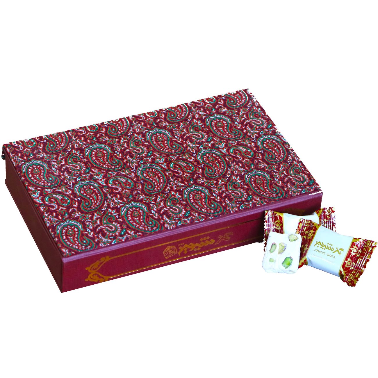 Shirin Gaz, 28%  pistachio - 360 Gram with Luxrious Box Suitable for Giftting (2x)