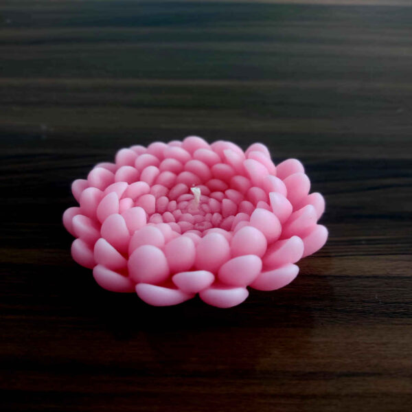 Silicone Candle Mold for Crafting Beautiful Handmade Candle with Flower Design