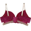 Sponge-Style Padded Bra and Thong Set with Gentle Underwire
