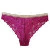 Sponge-Style Padded Bra and Thong Set with Gentle Underwire