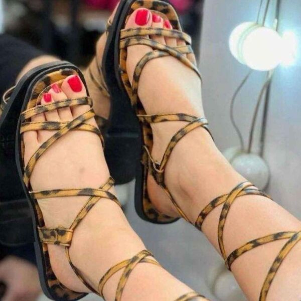 Stylish Gladiator Lace-Up Sandal for Women – Perfect Summer Footwear