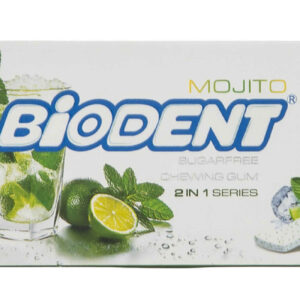 Sugar-Free Mini Stick Chewing Gum with Mojito Flavor by Biodent (12 Pcs)