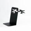 Superman Metal Bookend – Black Novelty Hero Decor for Shelves