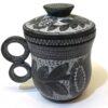 Tea Infuser Three-Piece Handmade Natural Stone for Herbal and Loose Leaf Brewing