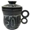 Tea Infuser Three-Piece Handmade Natural Stone for Herbal and Loose Leaf Brewing (4)