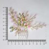 Timeless Touch Hair Comb, Chrystal & Beaded Design - 2 Pcs