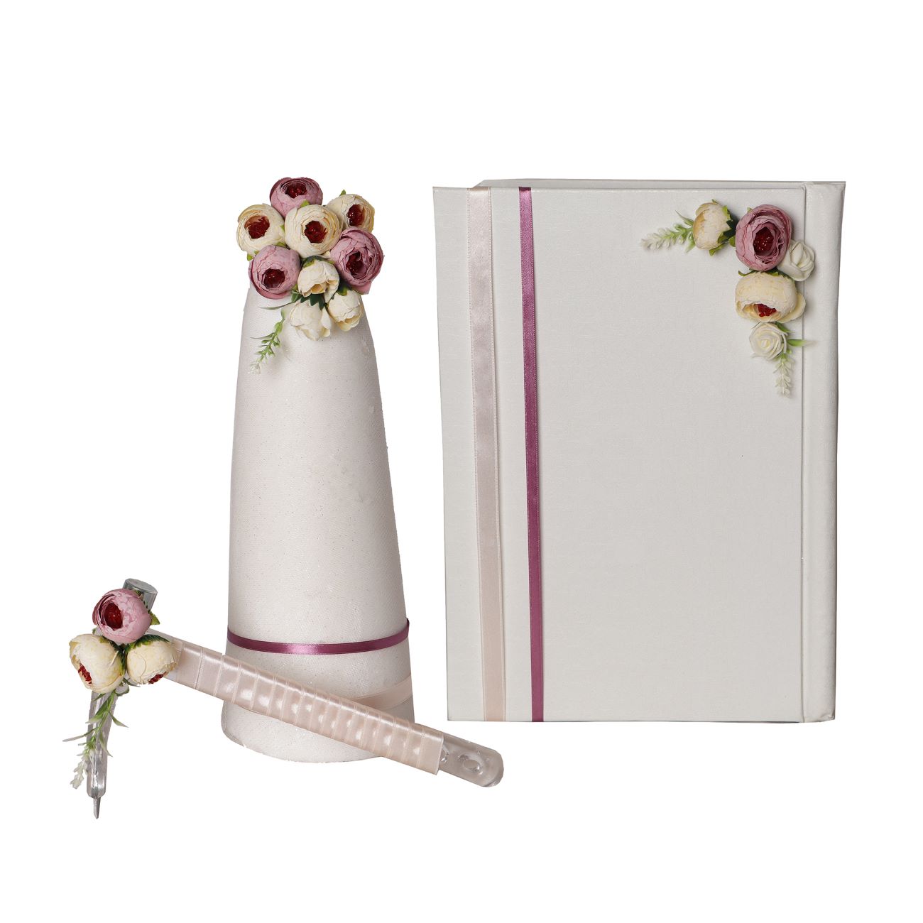 Traditional Iranian Sugar Cone Set with Cutter and Baleh-Boroon Engagement Notebook