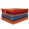 Traditional Jajim-Style Fabric Storage Box