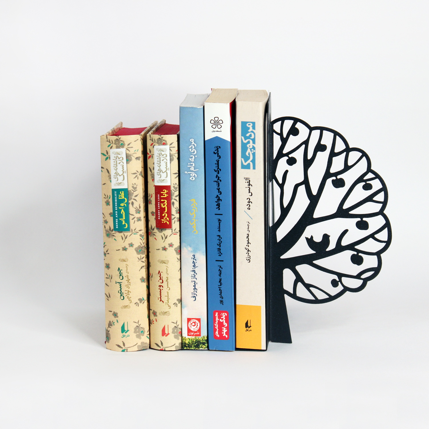 Tree Design Novelty Bookend – Suitable for Home, Office, and Study Shelves
