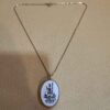 Two-Sided Brass Resin Necklace – Hasbi Allah & Bismillah Suitable for Women (3)