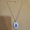 Two-Sided Brass Resin Necklace – Hasbi Allah & Bismillah Suitable for Women
