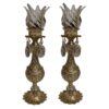Vintage-Inspired Brass Candlesticks for Cozy Evenings (2)