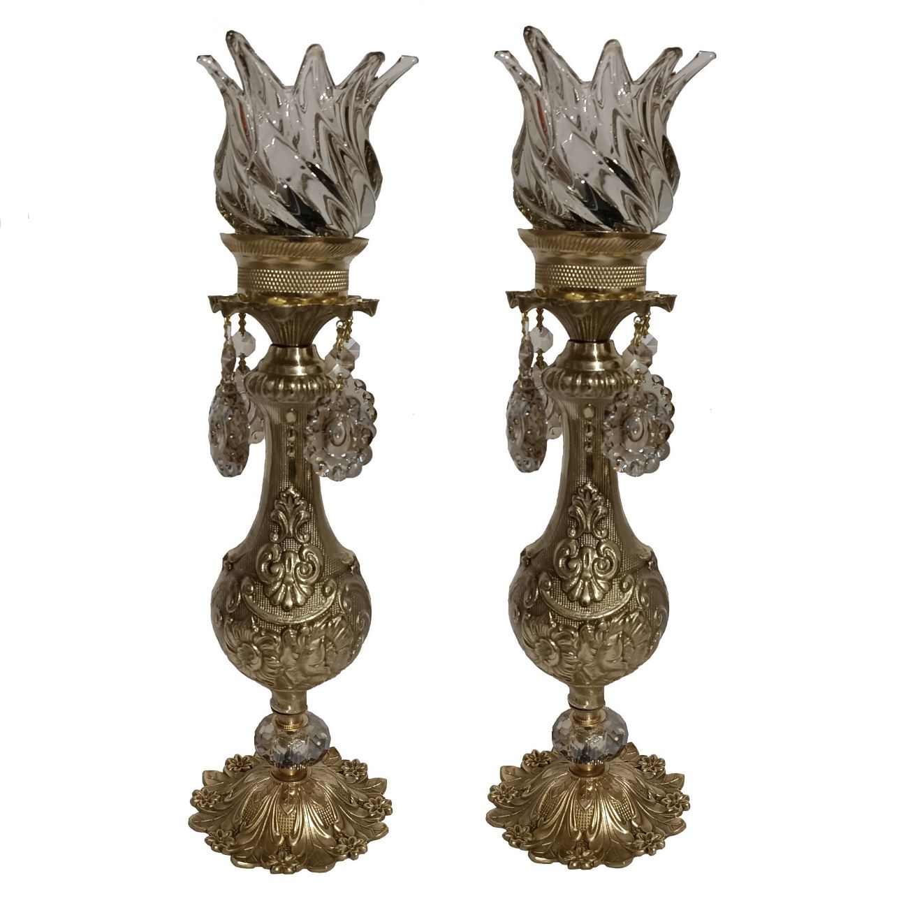 Vintage-Inspired Brass Candlesticks for Cozy Evenings