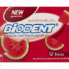 Watermelon Chewing Gum by Biodent - Pack of 12 (3x) (1)