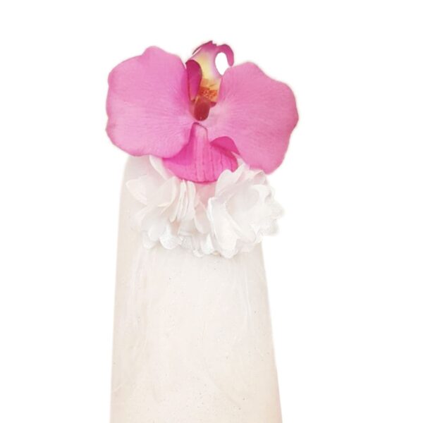 Wedding Sugar Cone in Delicate Fabric Flowers – Suitable for Engagement & Bachelorette, (5x)