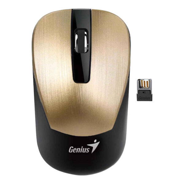 Wireless Mouse with Optical Sensor, Featuring 3 Programmable Buttons & Ambidextrous Design