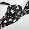 Women’s Balconette Padded Bra and Thong Set – Half Push-Up, Laser-Cut, B Cup