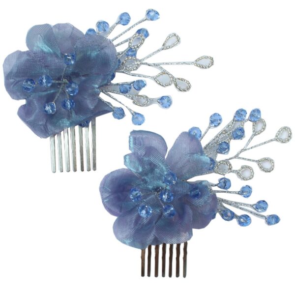 Women’s Hair Comb Clip – Elegant Flower Style, 2 Pcs