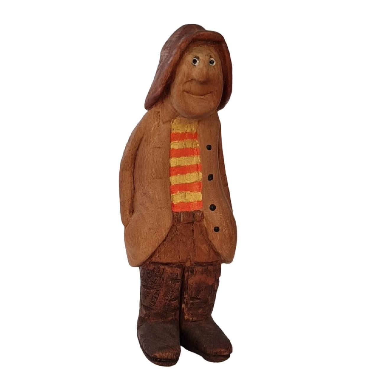 Wooden Figurine Doll – Perfect for Decoration & Gift with Old Sea Man Design