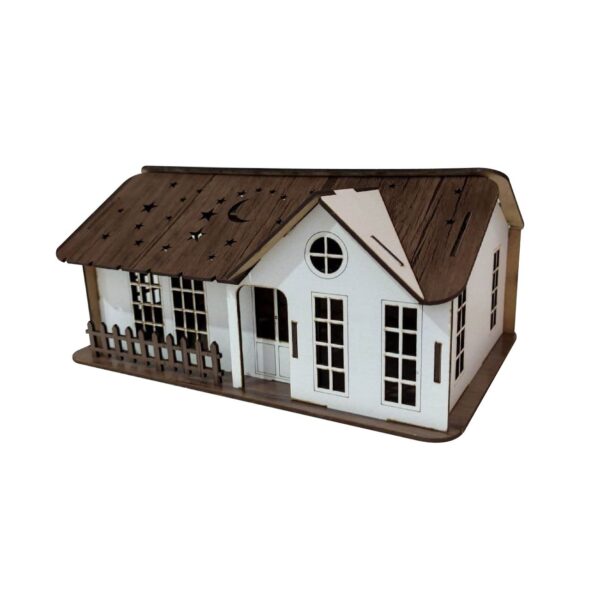 Wooden Tissue Cover – House Style Design