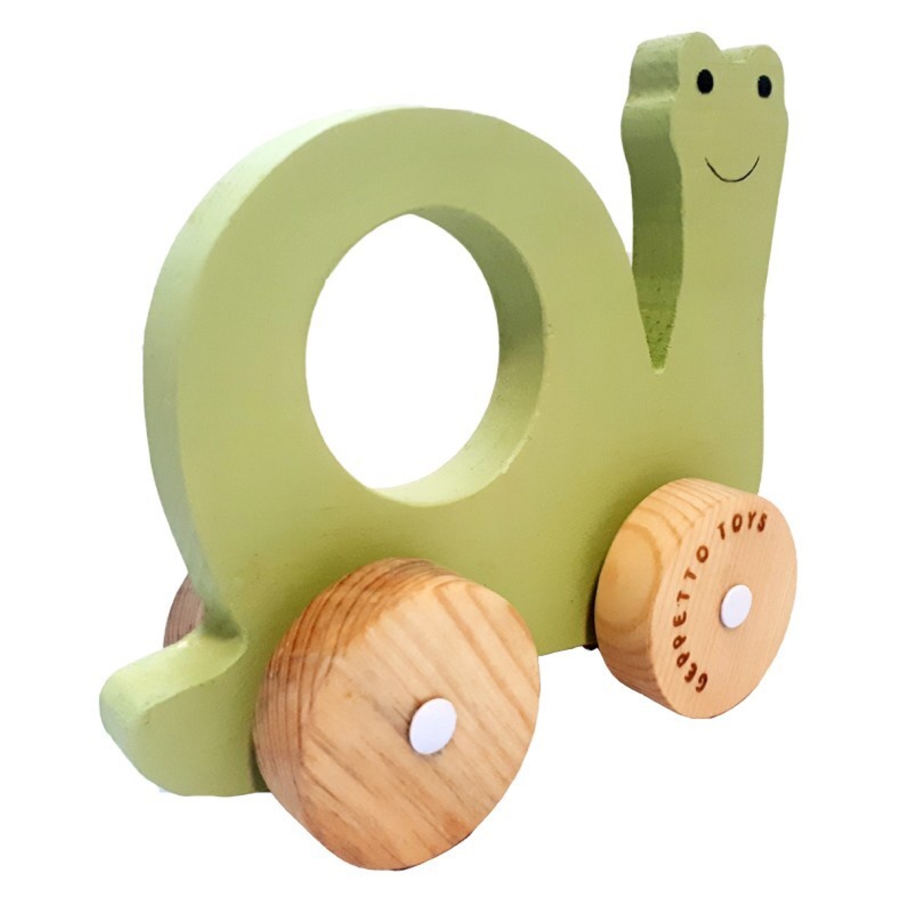 Zepetooys Wooden Snail Toy – Eco-Friendly, Handcrafted Toy for Toddlers