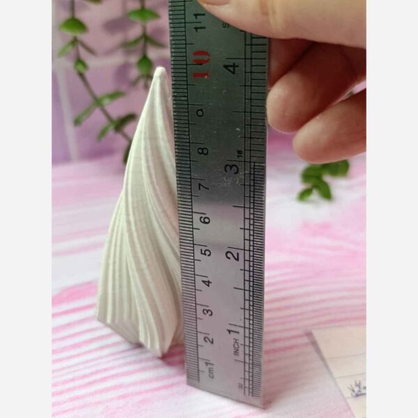 10cm Spiral Pyramid Mold – For Candle Making, Artificial Stone & Epoxy Resin