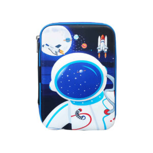 3D Space Pencil Case – Sturdy Plastic Design for Children by Light Star