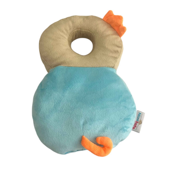 Adjustable Head Cushion for Babies – Safety Lock, Lightweight with Monkey Design