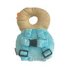 Adjustable Head Cushion for Babies - Safety Lock, Lightweight with Monkey Design